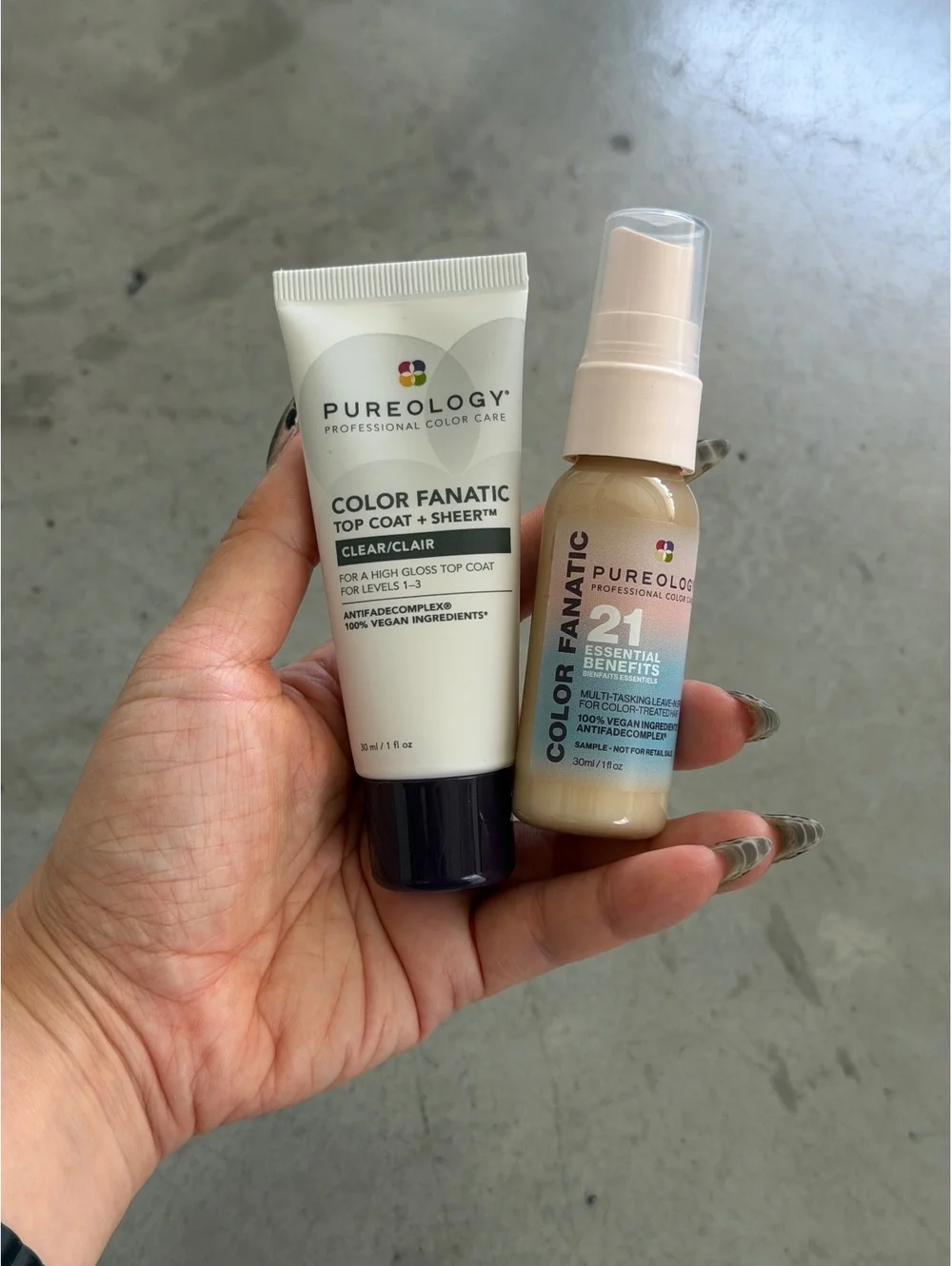 Pureology / Color Fanatic Hair Care Travel Set / 2pc 1 oz